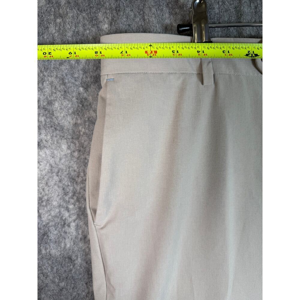 Peter Millar Pants Mens Surge Performance Trousers Tan/Oat (36x27) *HEMMED - Picture 9 of 11